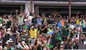 Mondial de rugby: réaction des fans au premier essai des Springboks