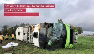 Accident du car Flixbus sur l'A1
