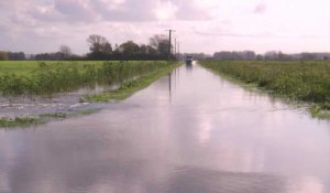 Inondations : peu de dégâts dans le Calaisis mais les cours d'eau au plus haut
