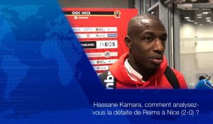 Football. Interview de Hassane Kamara après la défaite du Stade de Reims à Nice (2-0).