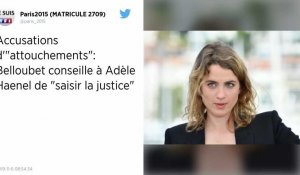 Accusations de violences sexuelles : Adèle Haenel « devrait saisir la justice », affirme Belloubet