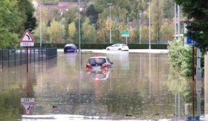 Inondation St Léonard, près de Boulogne-sur-Mer