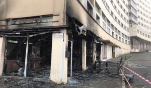 A Toulouse, un restaurant détruit par un incendie, quartier Bonnefoy