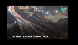 Avec la grève du 6 décembre, 7 fois plus de bouchons à Paris