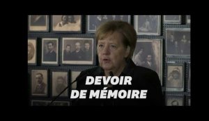 Merkel pour la première fois à Auschwitz, dont la mémoire est &quot;inséparable&quot; de l&#39;Allemagne