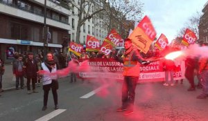 Manifestation à Paris contre le chômage et la précarité