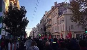 Marseille : plusieurs milliers de manifestants entre Saint-Charles et la rue de Rome