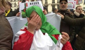 Présidentielle algérienne: manifestation devant le consulat à Paris