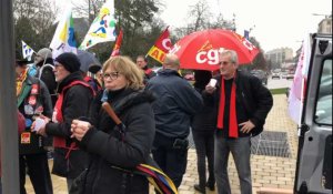Retraites : 50 manifestants rassemblés devant le Medef à Troyes