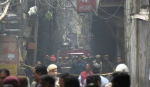 Inde: au moins 43 morts dans l'incendie d'une usine à New Delhi