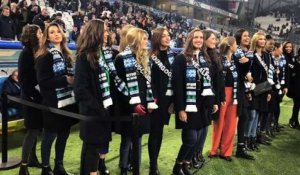 Les candidates à Miss France assistent à l'entrainement de l'OM