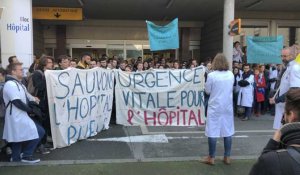 Hôpital public en grève 