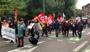 Chambéry : 300 membres du personnel hospitalier dans la rue 