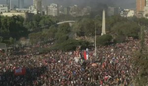 Chili: Des milliers de manifestants se rassemblent dans la capitale