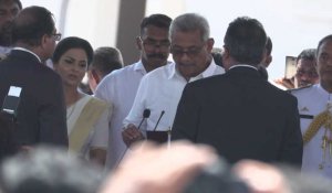 Gotabaya Rajapaksa prête serment comme président du Sri Lanka