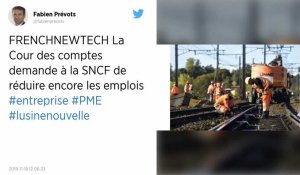 La SNCF doit continuer à supprimer des emplois, estime la Cour des comptes