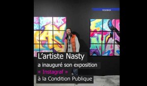 À Roubaix, le graffeur Nasty joue avec Instagram à travers l'expo Instagraf