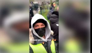 Nekfeu en gilet jaune : il manifeste dans les rues de Paris