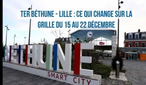 Trains TER Béthune - Lille : ce qui va changer après le 15 décembre