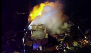 Une ancienne usine de 2000 m2 détruite dans un incendie à Sérifontaine