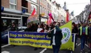 Une dizaine de collectifs ont demandé justice climatique et sociale à Namur