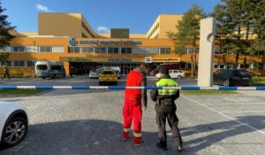 Fusillade en République tchèque: images devant l'hôpital d'Ostrava