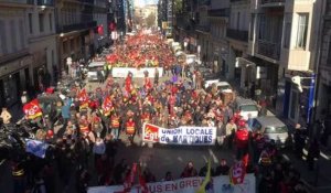 Grève à Marseille : des milliers de manifestants réclament le "retrait de la réforme"