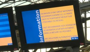 Grèves: galère des usagers à gare de l'Est