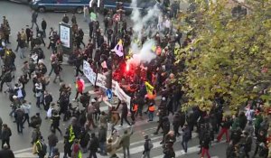 Retraites: début de la manifestation parisienne