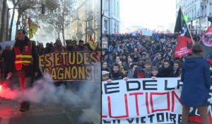 Retraites: plusieurs milliers de personnes manifestent à Lyon