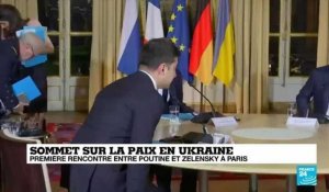 Sommet sur la paix en Ukraine : Première rencontre entre Poutine et Zelensky à Paris