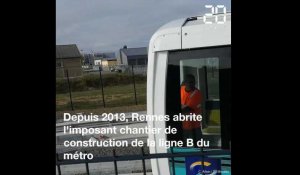 Rennes: Le colossal chantier de la ligne B du métro