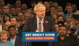 Boris Johnson lance sa campagne à Birmingham la travailliste