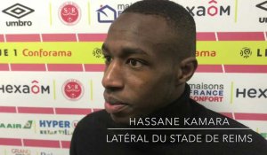 Stade de Reims - Lyon : l'après-match avec Hassane Kamara
