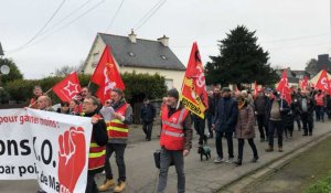 À Carhaix, 150 manifestants contre la réforme des retraites