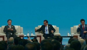 Cérémonie d'ouverture du sommet entre la Chine, le Japon et la Corée du Sud