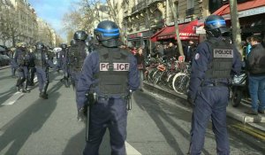 Les forces de l'ordre déployées gare de Lyon après une manifestation surprise