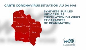 Coronavirus : la carte de la situation sanitaire