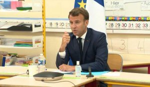 Déconfinement: visite de Macron et Blanquer dans une école pour rassurer sur la rentrée (3)