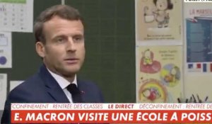 Emmanuel Macron rassure pour le retour à l'école "progressif" (vidéo)