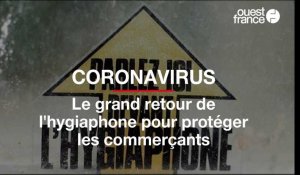 Le grand retour de l'hygiaphone pour protéger les commerçants du coronavirus