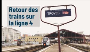 Retour des trains sur la ligne 4