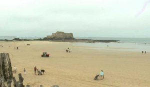 Sur les plages de Saint-Malo, promenades autorisées mais vigilance renforcée