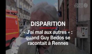 « J'ai mal aux autres » : quand Guy Bedos se racontait à Rennes