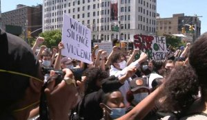 Décès de George Floyd: rassemblement à Harlem pour demander justice