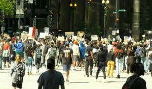 Manifestation contre le racisme à Chicago après la mort de George Floyd