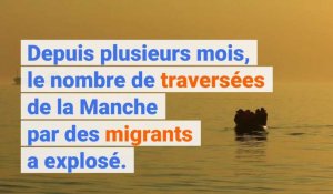 Migrants : les traversées de la Manche en forte hausse