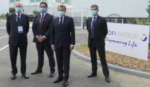 Macron arrive chez Sanofi à Lyon pour soutenir la production de vaccins