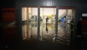 Pas-en-Artois : fortes pluies, la caserne de pompiers touchée