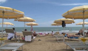 Italie: à Jesolo, un hôtel de plage accueille les premiers touristes étrangers